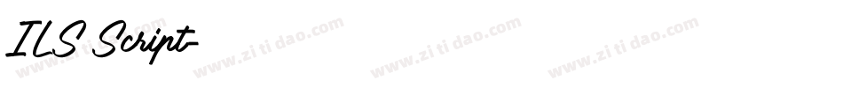 ILS Script字体转换